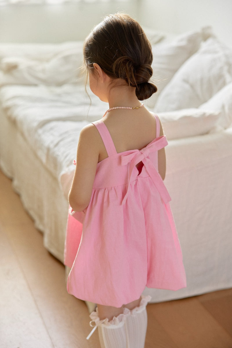 Berry Berry - Korean Children Fashion - #todddlerfashion - Heart Balloon One-piece - 4