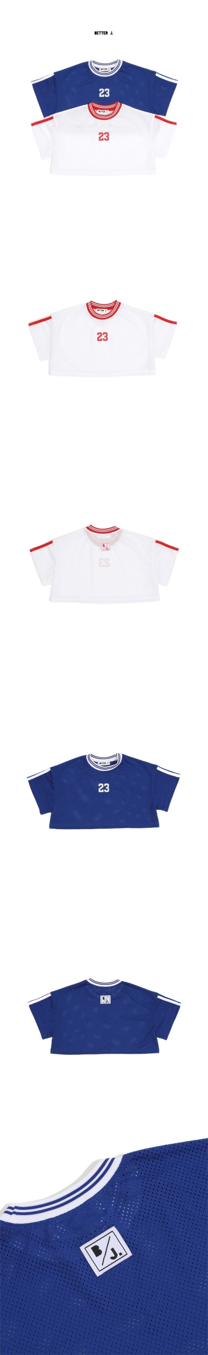 Better j - Korean Women Fashion - #womensfashion - Mesh 23 Crop Tee - 2