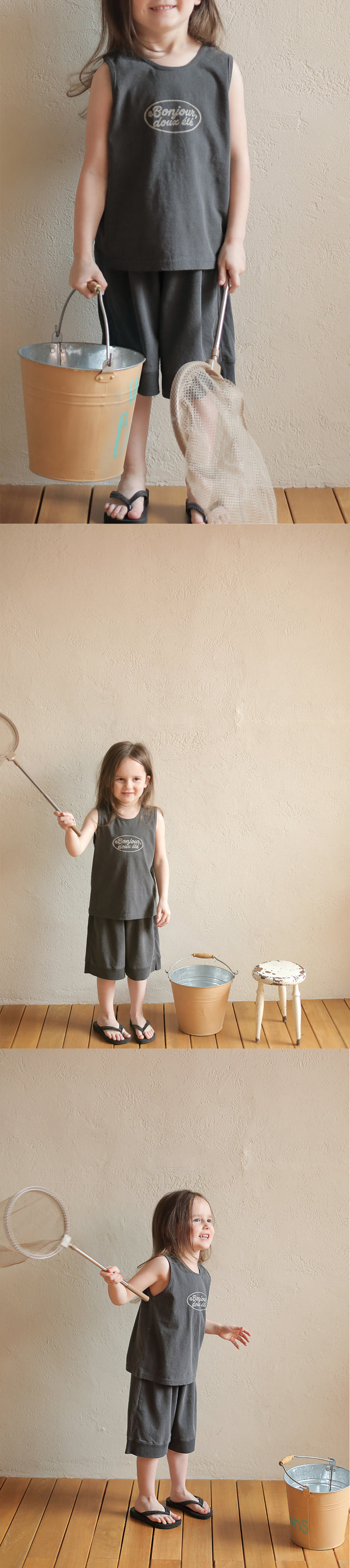 Bien A Bien - Korean Children Fashion - #childofig - Mareo Camisole Top - 4