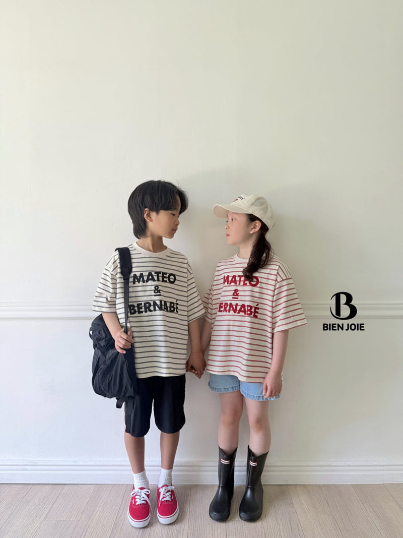 Bien Joie - Korean Children Fashion - #childrensboutique - Vera Stripe Tee - 5
