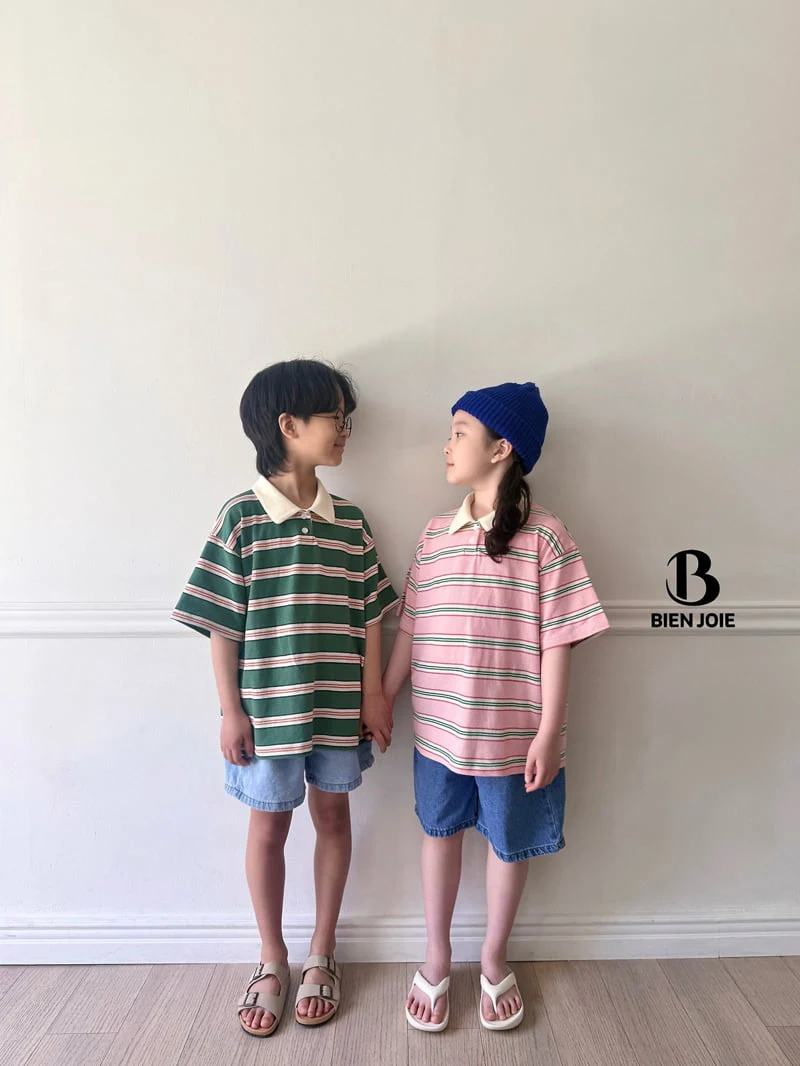 Bien Joie - Korean Children Fashion - #childofig - Betong Denim Shorts - 4