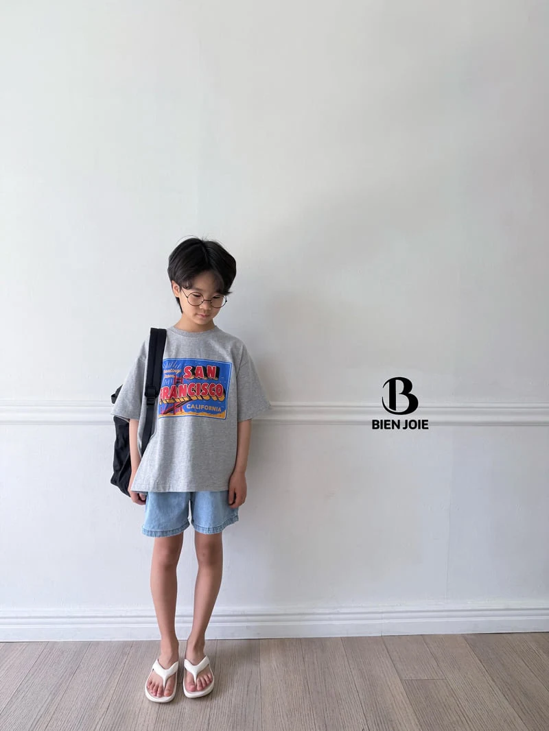 Bien Joie - Korean Children Fashion - #kidsshorts - Betong Denim Shorts - 8