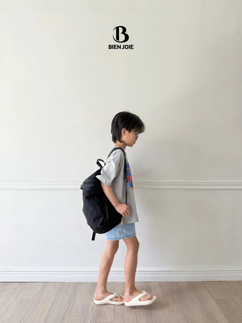 Bien Joie - Korean Children Fashion - #kidsstore - Betong Denim Shorts - 9