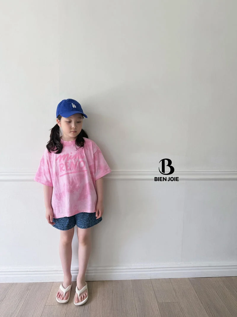 Bien Joie - Korean Children Fashion - #kidsstore - Dozen Leopard Denim Shorts - 5