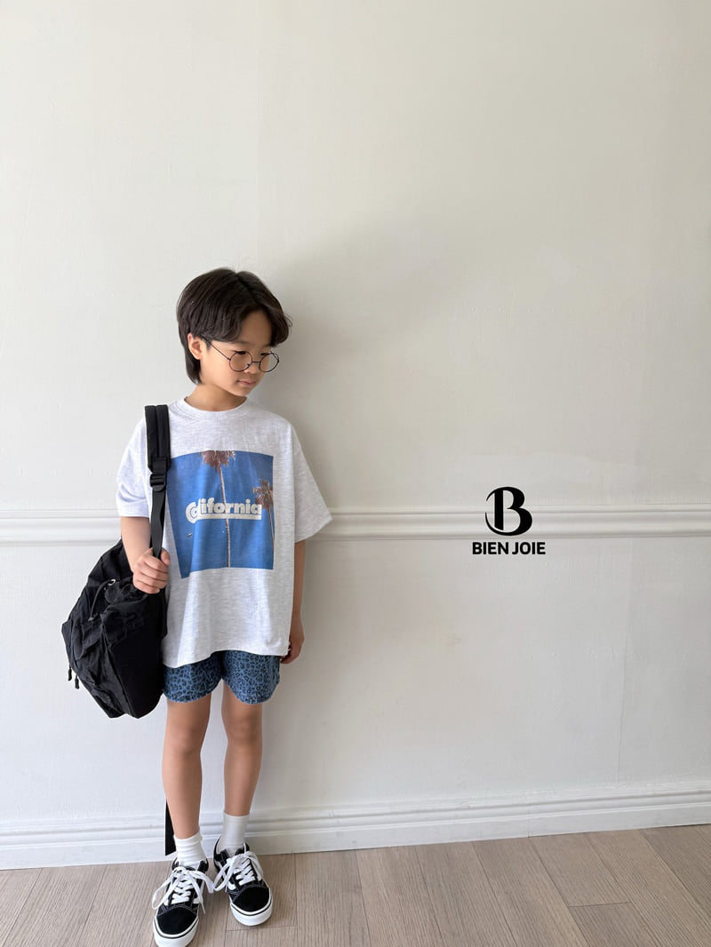 Bien Joie - Korean Children Fashion - #magicofchildhood - Dozen Leopard Denim Shorts - 9