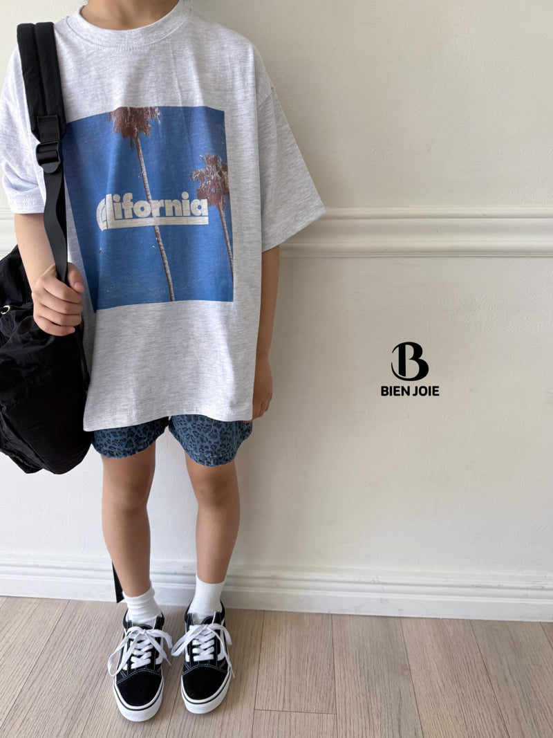 Bien Joie - Korean Children Fashion - #minifashionista - Dozen Leopard Denim Shorts - 10