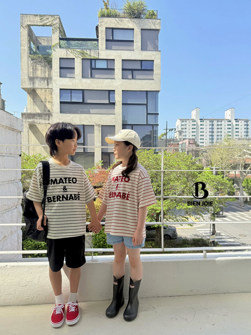 Bien Joie - Korean Children Fashion - #stylishchildhood - Vera Stripe Tee - 3