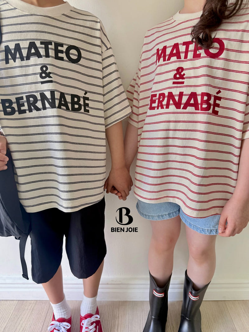 Bien Joie - Korean Children Fashion - #todddlerfashion - Vera Stripe Tee