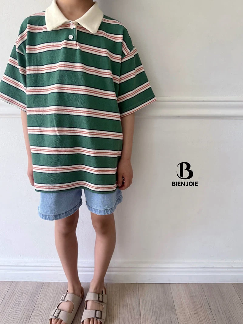 Bien Joie - Korean Children Fashion - #toddlerclothing - Betong Denim Shorts