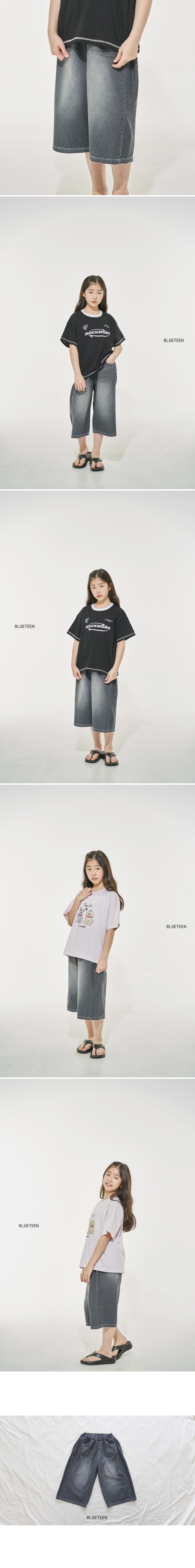 Blueteen - Korean Children Fashion - #Kfashion4kids - Folding Bermuda Pants - 2