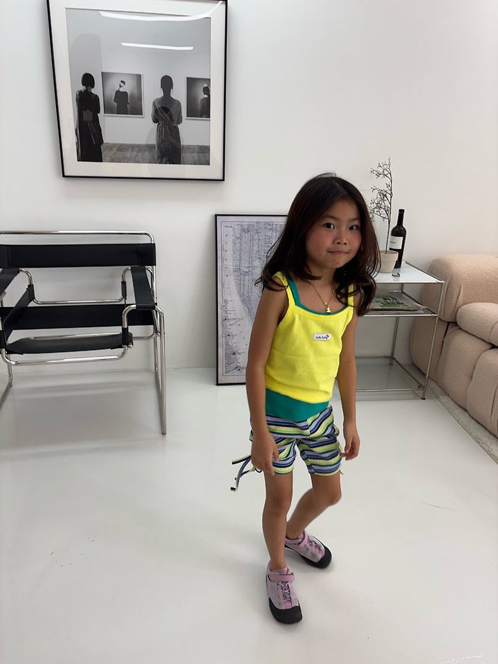 Bobo j - Korean Children Fashion - #childofig - Color Sleeveless Top - 6