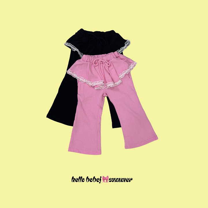 Bobo j - Korean Children Fashion - #designkidswear - Free Bootcut Pants - 3