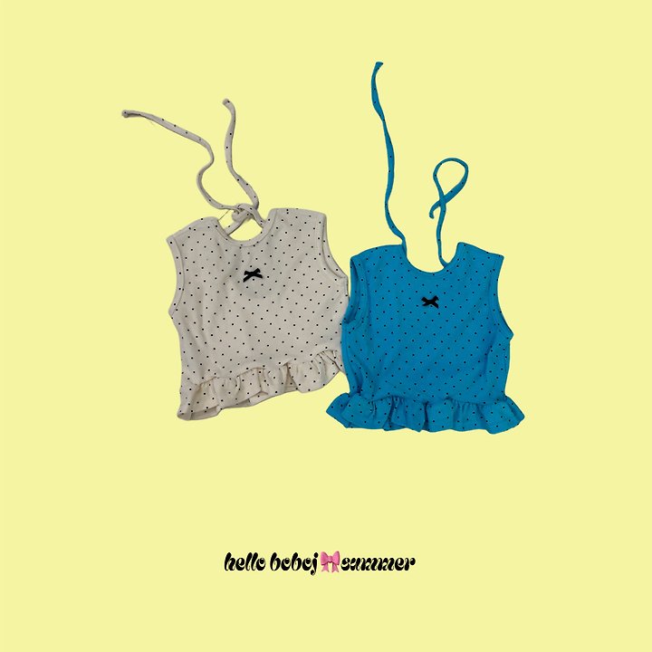 Bobo j - Korean Children Fashion - #designkidswear - Deco Sleeveless Top