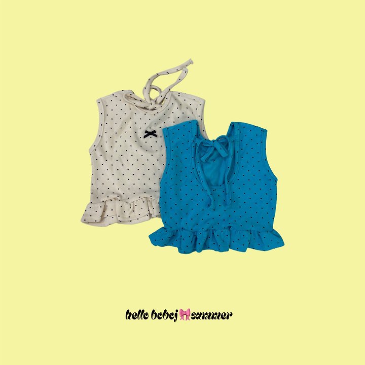 Bobo j - Korean Children Fashion - #fashionkids - Deco Sleeveless Top - 3
