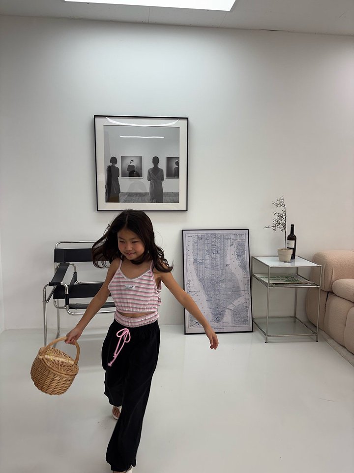Bobo j - Korean Children Fashion - #kidzfashiontrend - Striped Top Set - 12