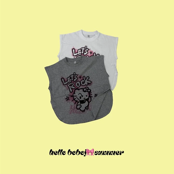 Bobo j - Korean Children Fashion - #minifashionista - Let’s Rock Tee - 2