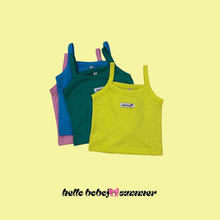 Bobo j - Korean Children Fashion - #minifashionista - Color Sleeveless Top