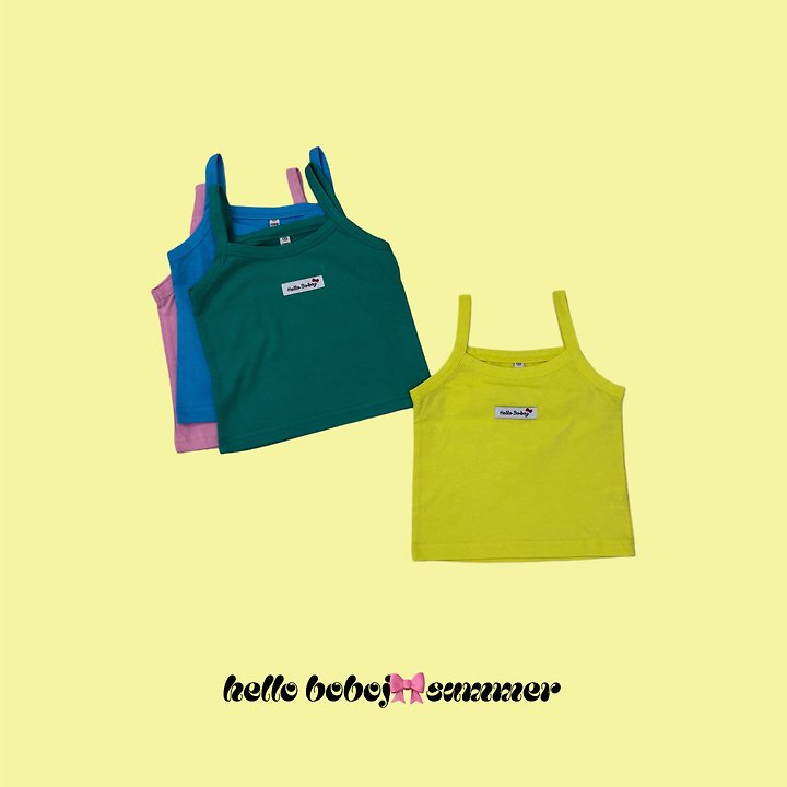 Bobo j - Korean Children Fashion - #prettylittlegirls - Color Sleeveless Top - 2