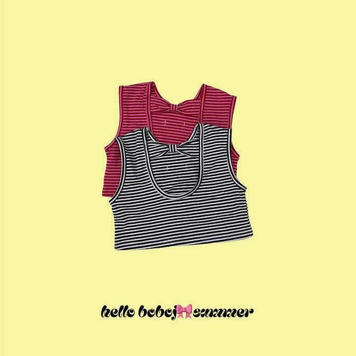 Bobo j - Korean Children Fashion - #stylishchildhood - Pepero Sleeveless Top - 3