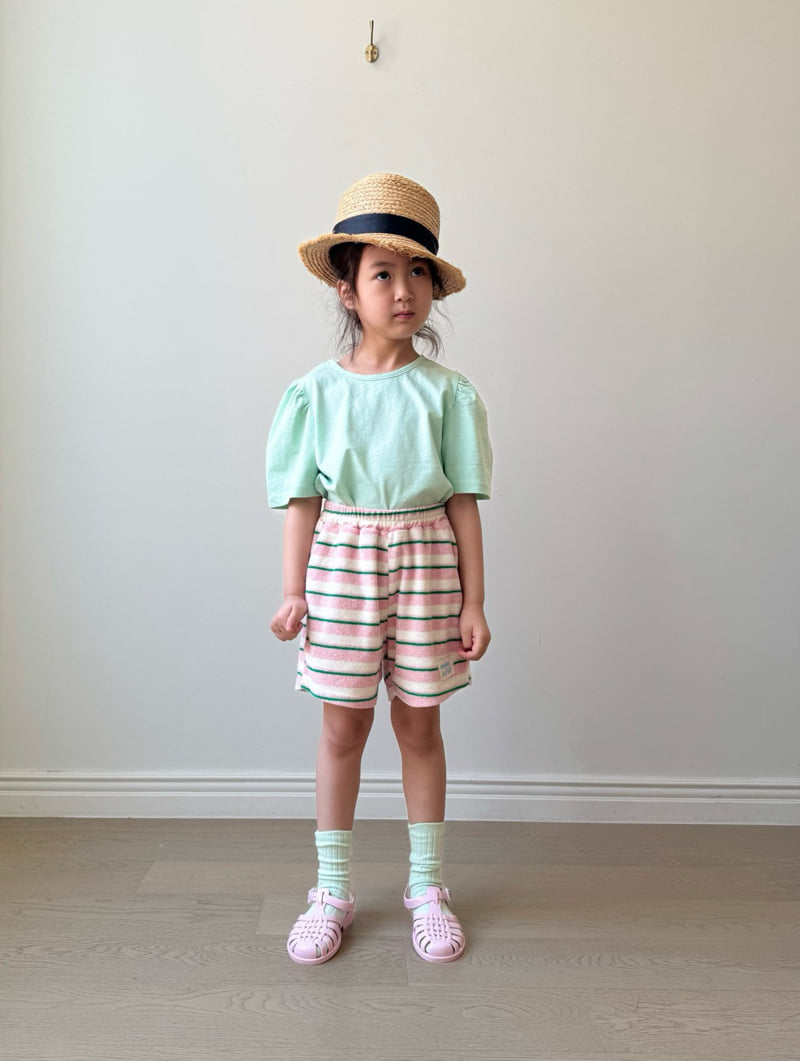 Bon Bon Butik - Korean Children Fashion - #kidsshorts - Puff Tee - 12