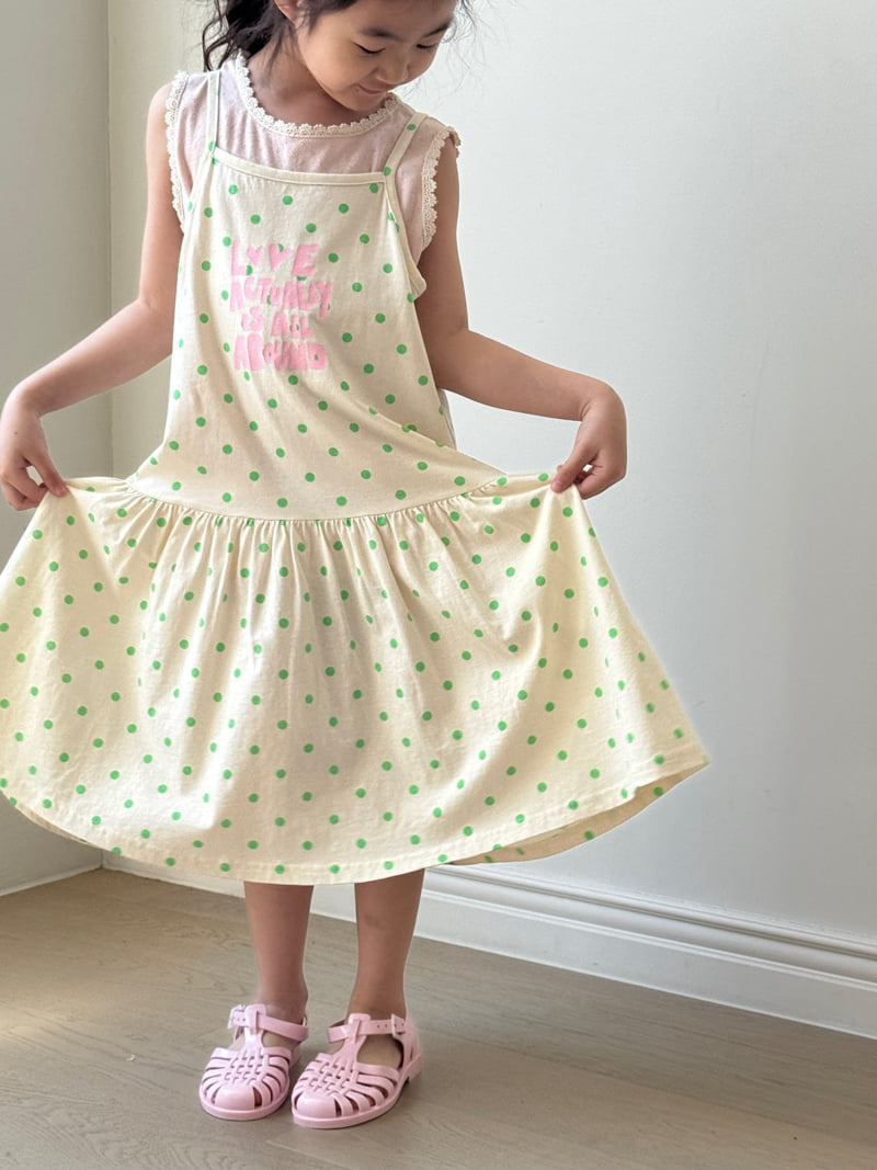 Bon Bon Butik - Korean Children Fashion - #littlefashionista - Dot One-piece - 3