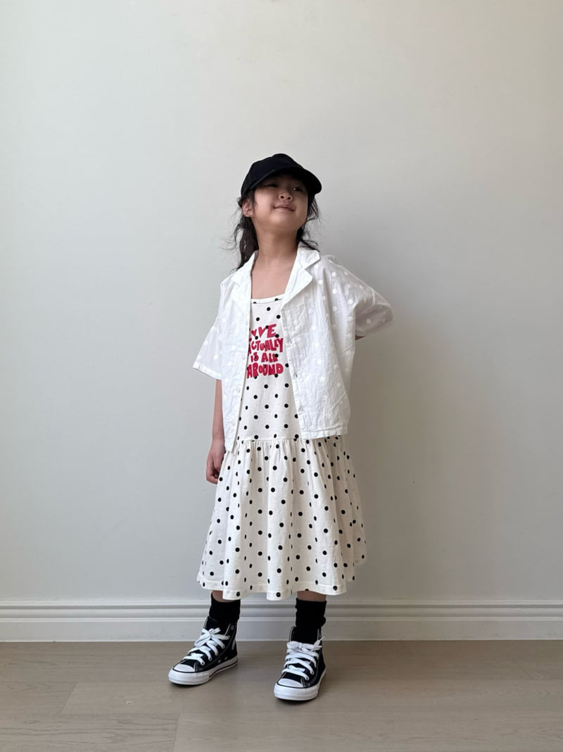 Bon Bon Butik - Korean Children Fashion - #littlefashionista - Dot One-piece - 4