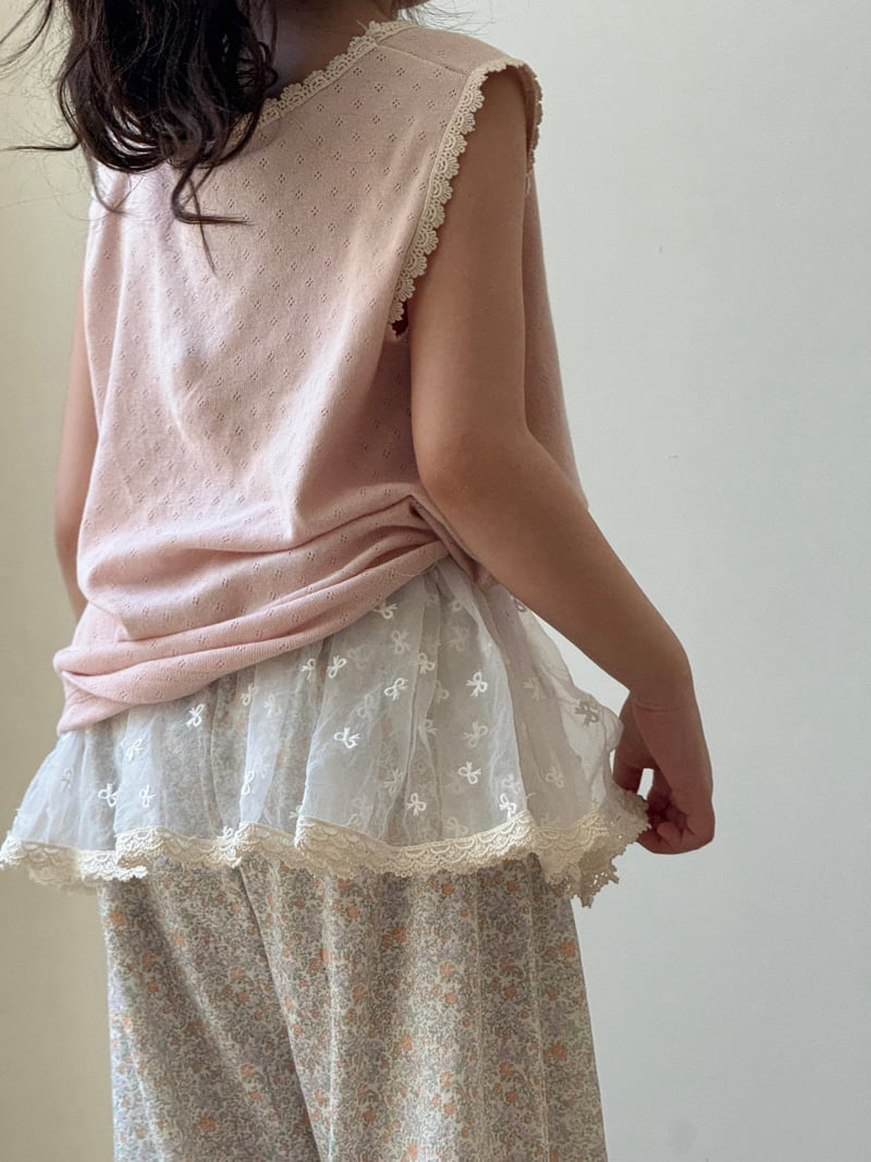 Bon Bon Butik - Korean Children Fashion - #minifashionista - Lace Top - 4