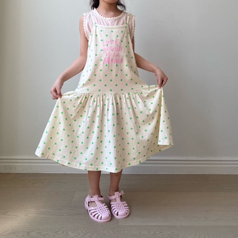 Bon Bon Butik - Korean Children Fashion - #stylishchildhood - Dot One-piece - 9