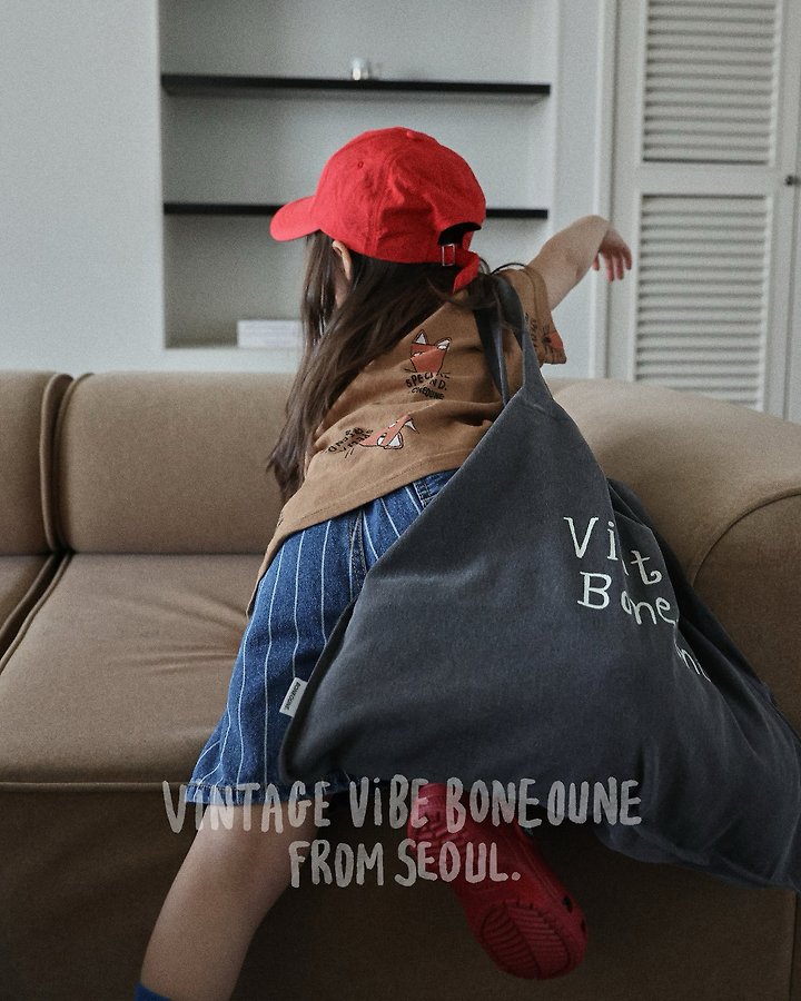 Boneoune - Korean Children Fashion - #Kfashion4kids - Vintage Jumbo Bag - 9