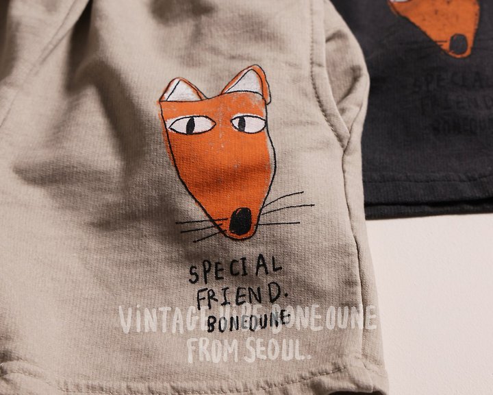 Boneoune - Korean Children Fashion - #Kfashion4kids - Fox Pigment Shorts - 8
