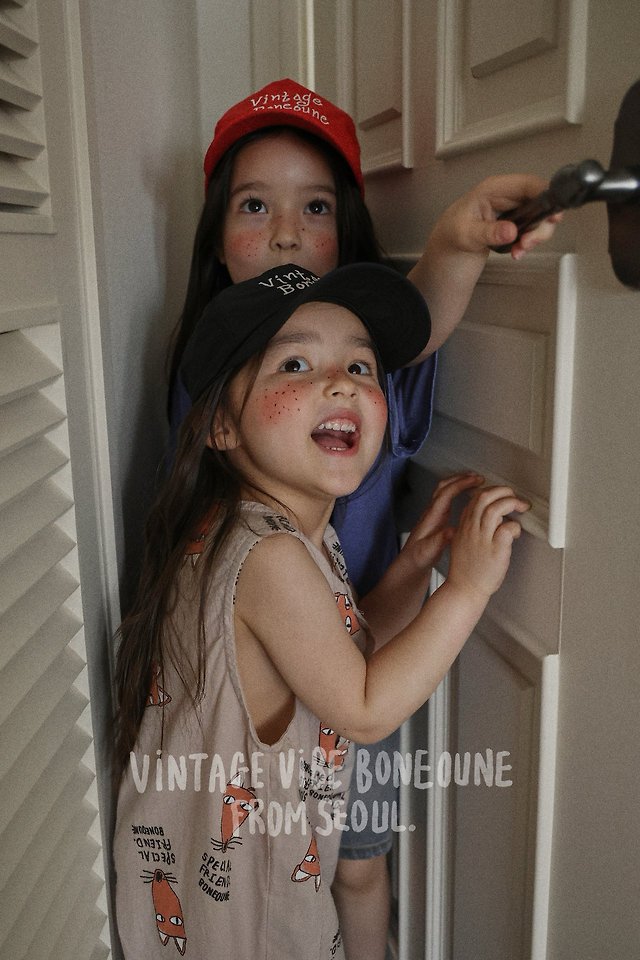 Boneoune - Korean Children Fashion - #Kfashion4kids - Fox Overalls - 5