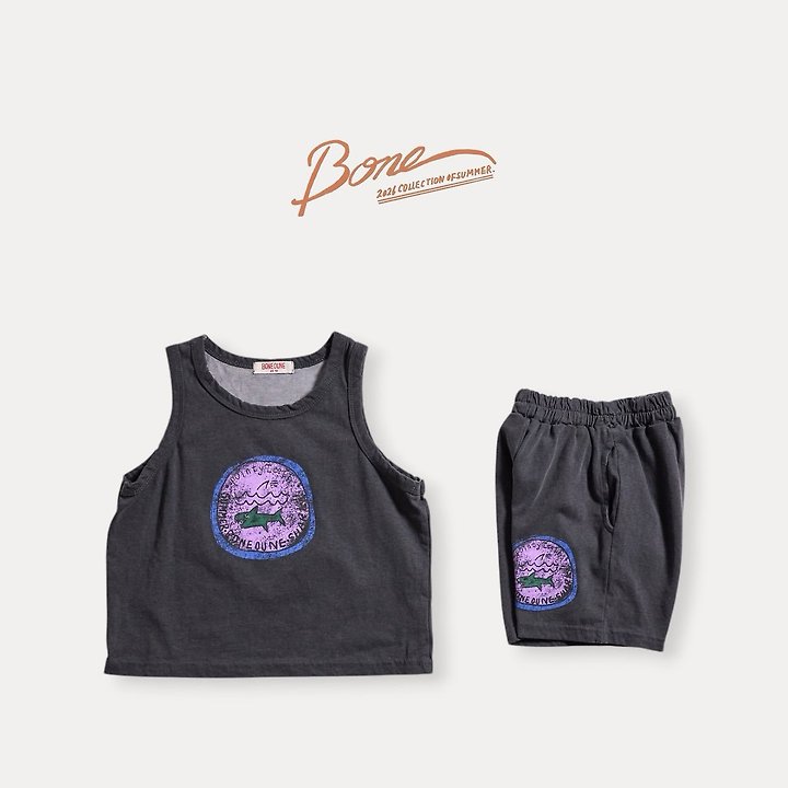 Boneoune - Korean Children Fashion - #kidzfashiontrend - Shark Wide Top - 4
