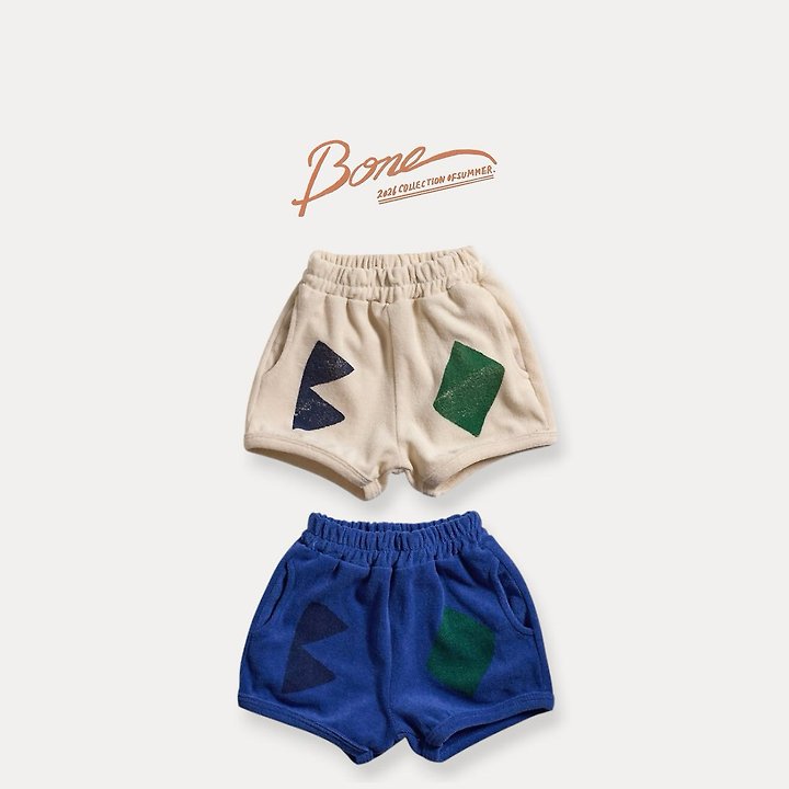 Boneoune - Korean Children Fashion - #Kfashion4kids - BO Terry Shorts