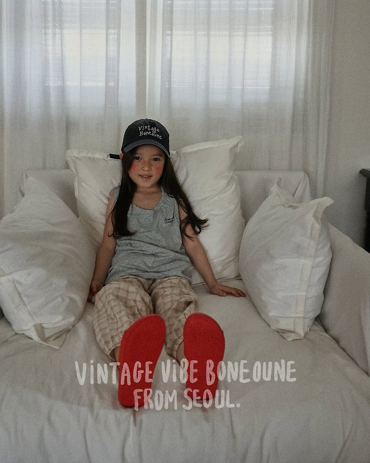 Boneoune - Korean Children Fashion - #Kfashion4kids - Retro Check Pants - 9