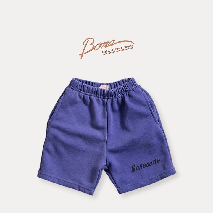 Boneoune - Korean Children Fashion - #childofig - Letter Pigment Shorts - 3