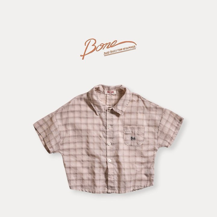 Boneoune - Korean Children Fashion - #childofig - Retro Check Shirt - 2