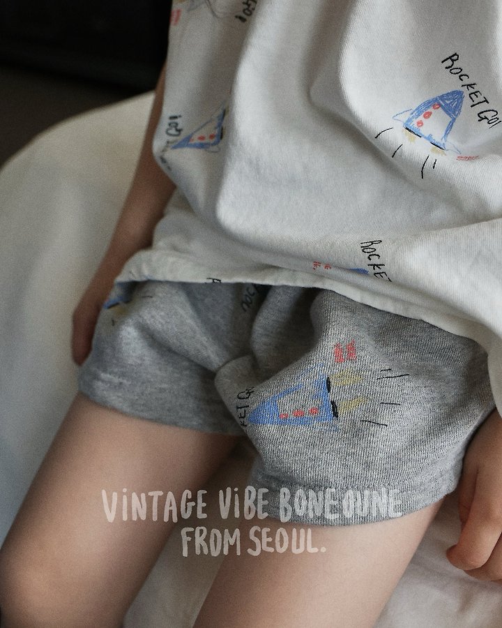 Boneoune - Korean Children Fashion - #childofig - Rocket Sleeveless Tee - 10