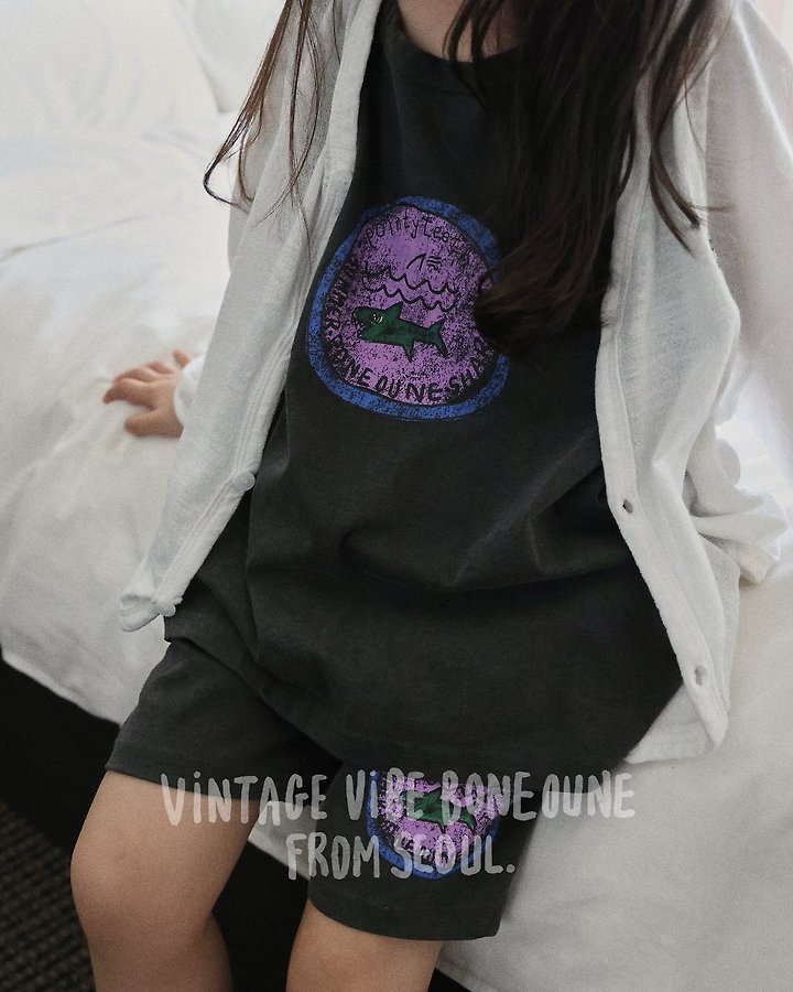 Boneoune - Korean Children Fashion - #childrensboutique - Shark Shorts - 12