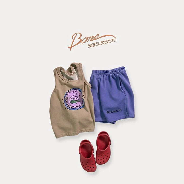 Boneoune - Korean Children Fashion - #childrensboutique - Letter Pigment Short Sleeve Tee - 5