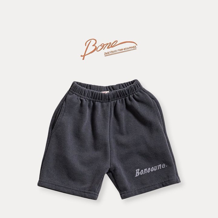 Boneoune - Korean Children Fashion - #childofig - Letter Pigment Shorts - 4