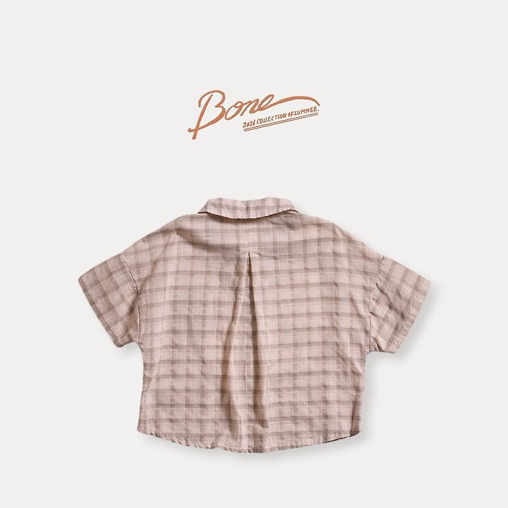 Boneoune - Korean Children Fashion - #childrensboutique - Retro Check Shirt - 3