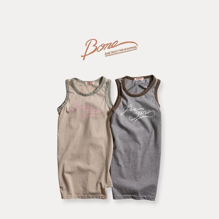 Boneoune - Korean Children Fashion - #childrensboutique - Loop Sleeveless One-piece