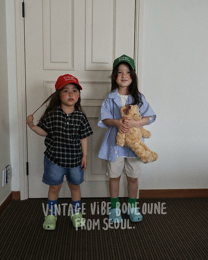 Boneoune - Korean Children Fashion - #designkidswear - Multi Check Shirt - 8