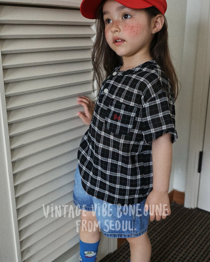 Boneoune - Korean Children Fashion - #discoveringself - Multi Check Shirt - 9