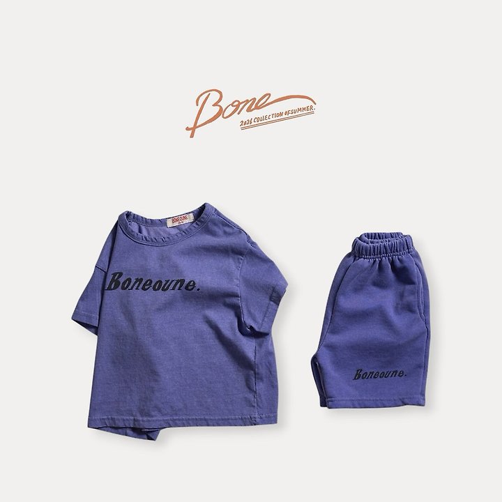 Boneoune - Korean Children Fashion - #discoveringself - Letter Pigment Shorts - 6