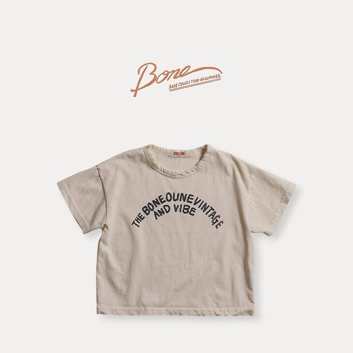 Boneoune - Korean Children Fashion - #discoveringself - Vibe Short Sleeve Tee - 2