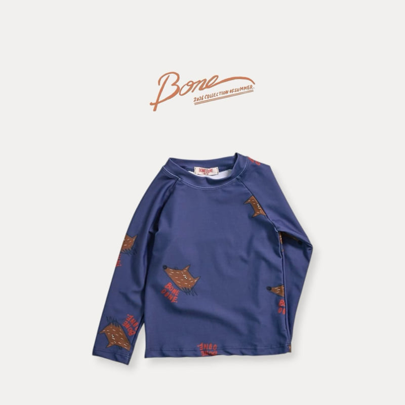 Boneoune - Korean Children Fashion - #fashionkids - Wolf Swim Tee