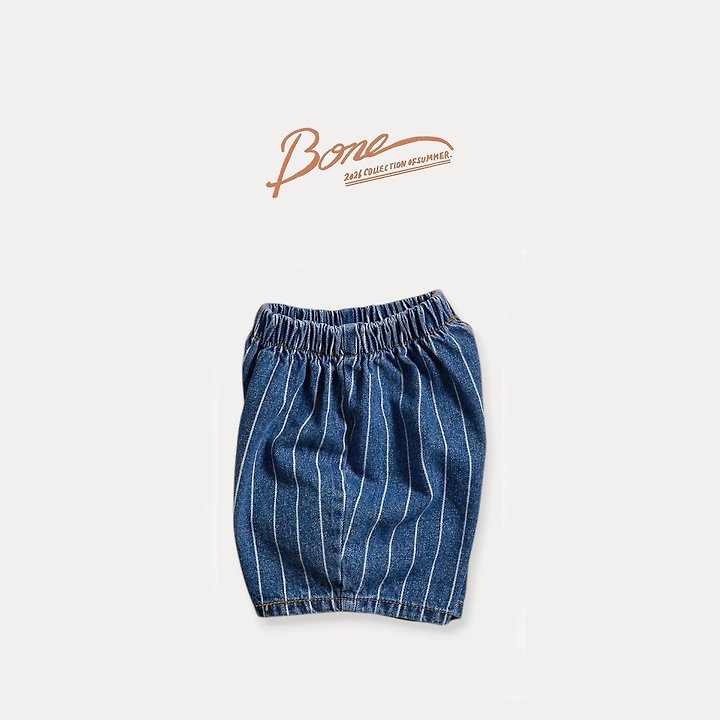 Boneoune - Korean Children Fashion - #fashionkids - Thom Bang Denim Shorts - 2