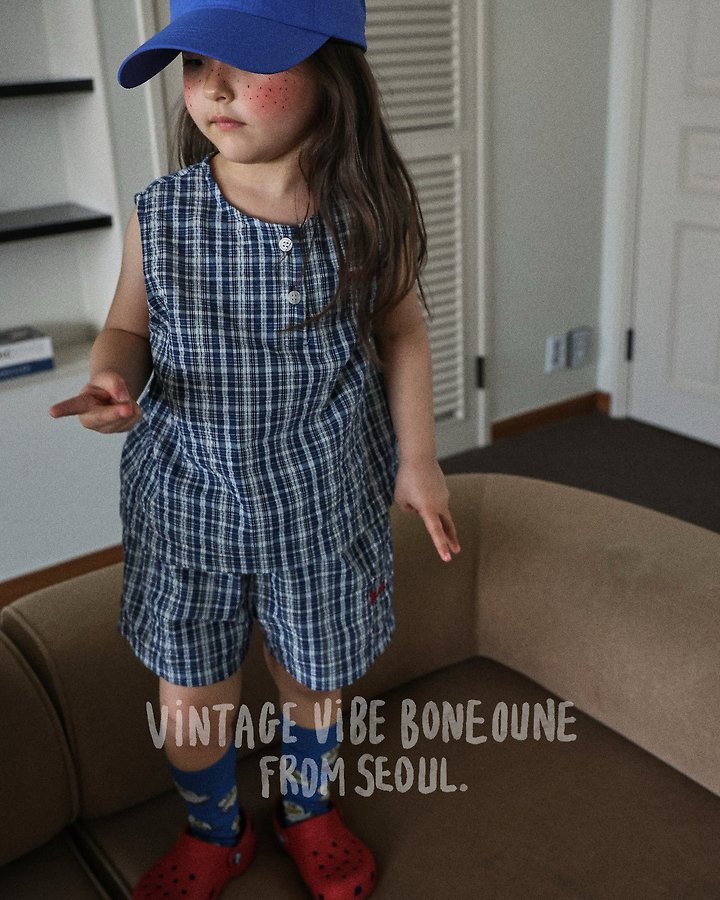 Boneoune - Korean Children Fashion - #fashionkids - Charlie Check Shirt - 12