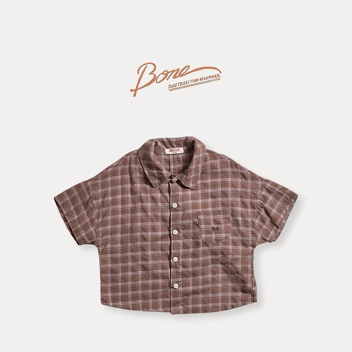 Boneoune - Korean Children Fashion - #fashionkids - Retro Check Shirt - 6